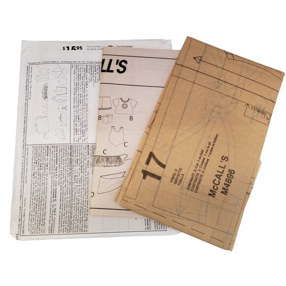 McCalls American Girl Doll Sewing Pattern UNCUT Vintage Sewing Boy Doll Outfit - Picture 6 of 7